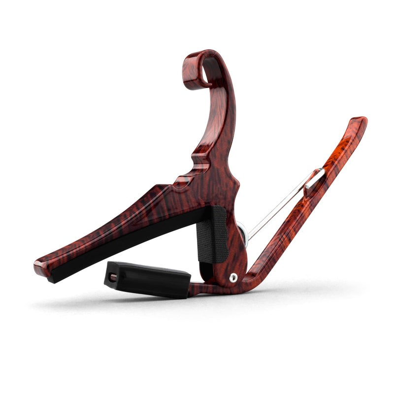 Kyser Quick-Change Guitar Capo for 6-string acoustic guitars, Rosewood, KG6RW - Image 2